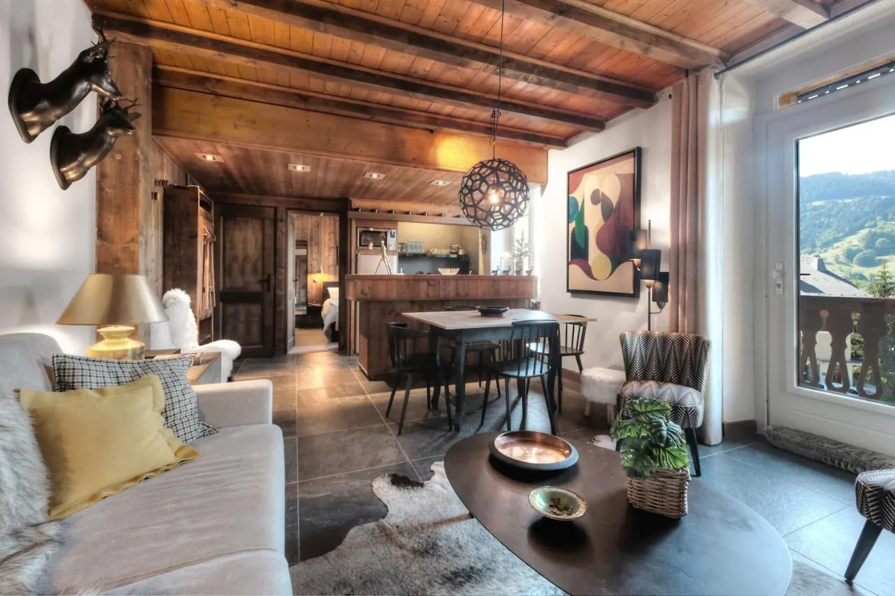 Charming Cocoon In The Heart Of Megeve Appartement